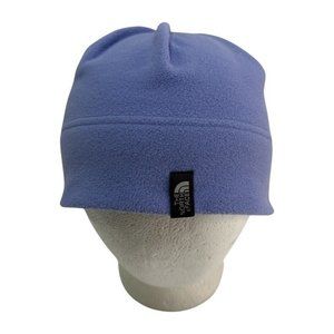 THE NORTH FACE Girls/Youth Periwinkle Fleece Logo Beanie Winter Hat NO TAG